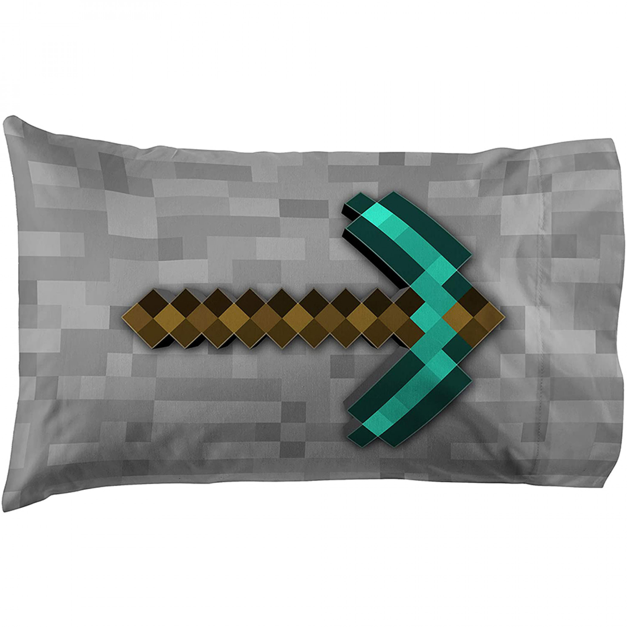Minecraft Diamond Life Crafted Items Pillowcase